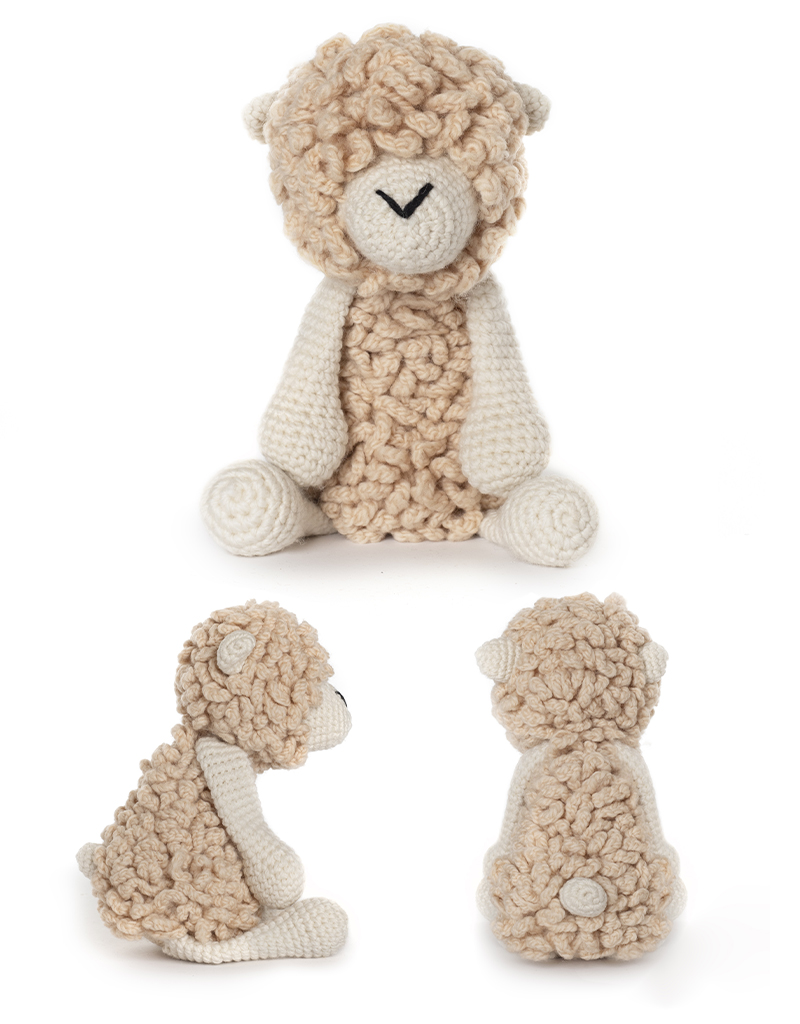 toft ed's animal Everett the Romney Sheep amigurumi crochet